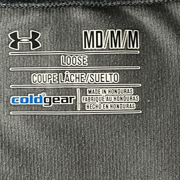 Under Armour Mens Coldgear Mock Long Sleeve 1/4 Zip Pull Over for Cold Weather - Picture 7 of 11